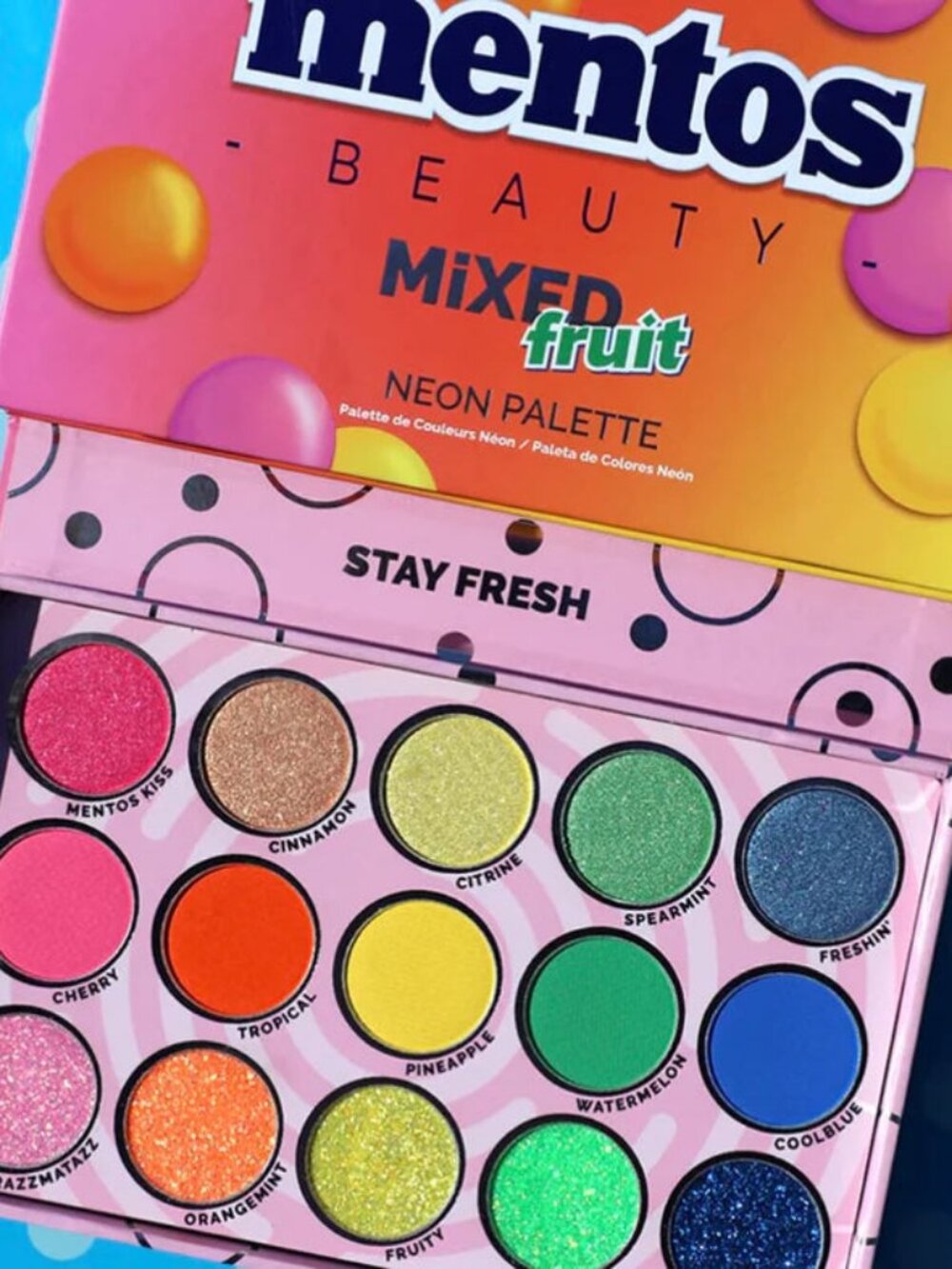 RUDE COSMETICS Mentos Mixed Fruit Neon Palette